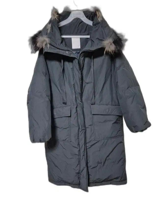 비키 거위털 라쿤퍼 정품 여성 겨울용 여자구스다운롱패딩점퍼코트88-98