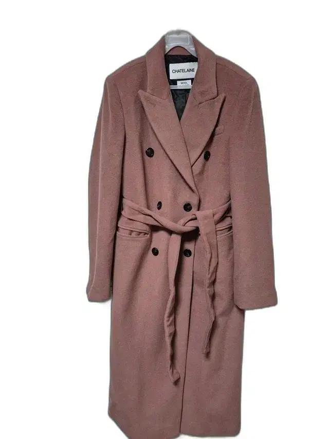 2021FW 샤트렌 정품 벨티드 여성 겨울용 여자모직롱코트자켓M