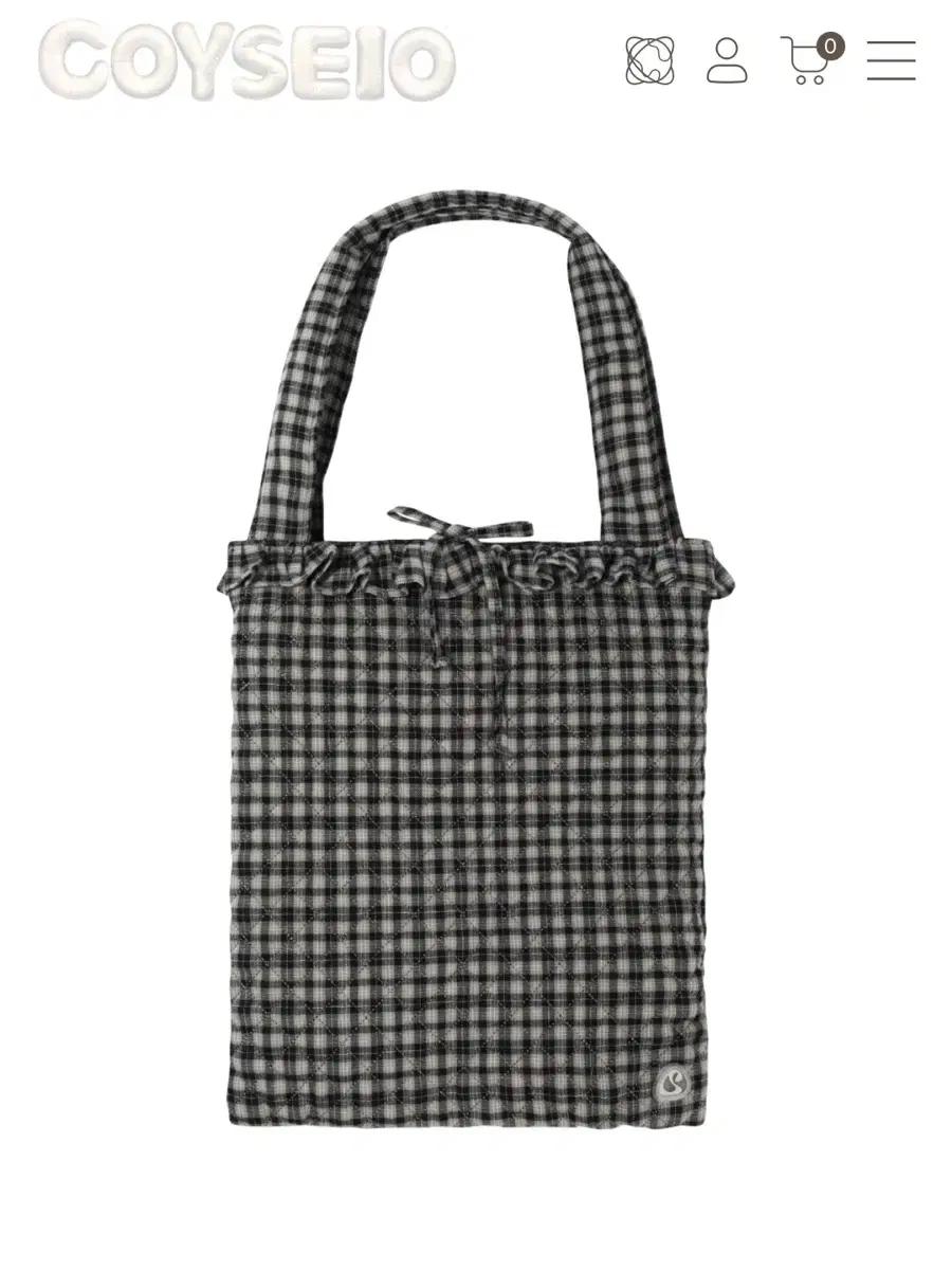 코이세이오 스부 체크 가방 COYSEIO SUBU