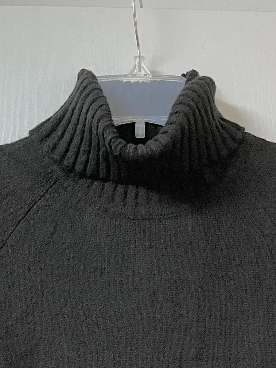 (F) 여성 터틀넥 니트 스웨터 블랙 새제품