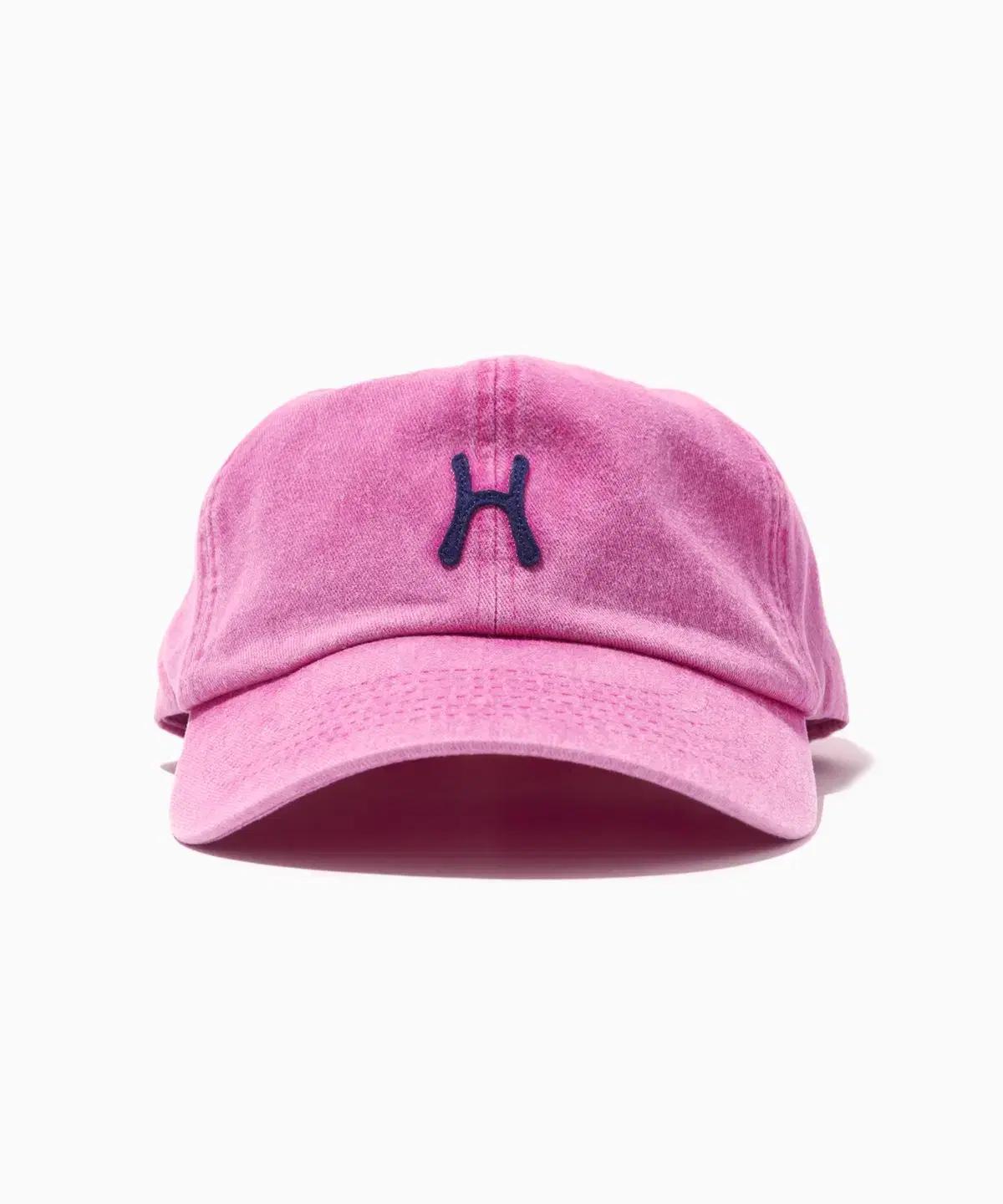 헬로선라이즈 핑크 볼캡 H Logo Cotton Ball Cap_Pink