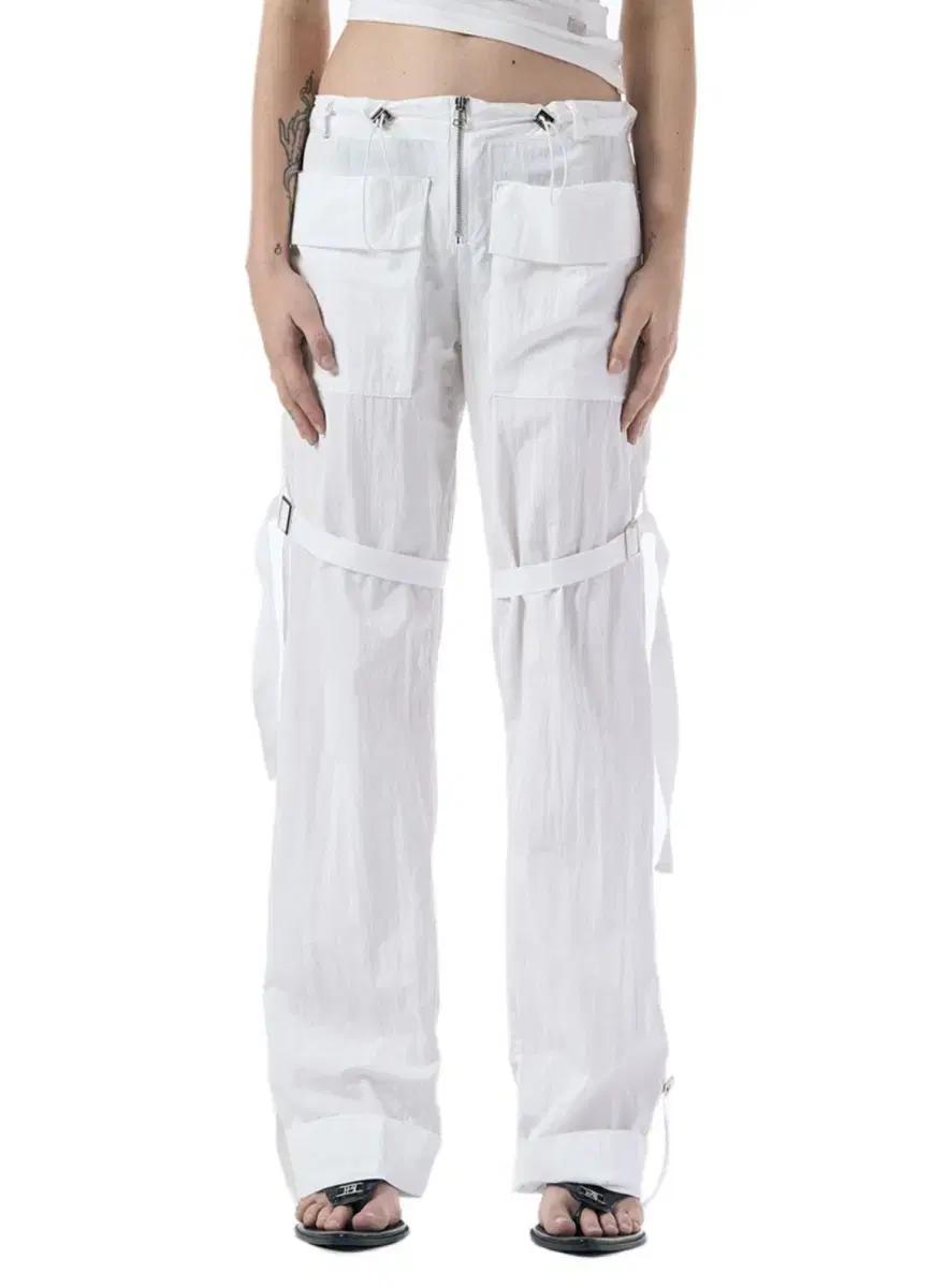 보헤미안서울 roll up belt cargo pants