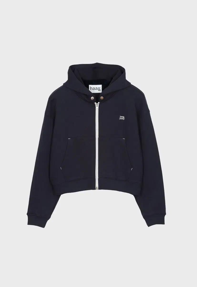 (새상품) Haag 헤이그 a zip-up hoodie 후드집업 네이비