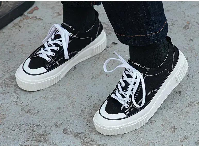 식스핏255 남성캔버스화 키높이 운동화 남성신발 새상품