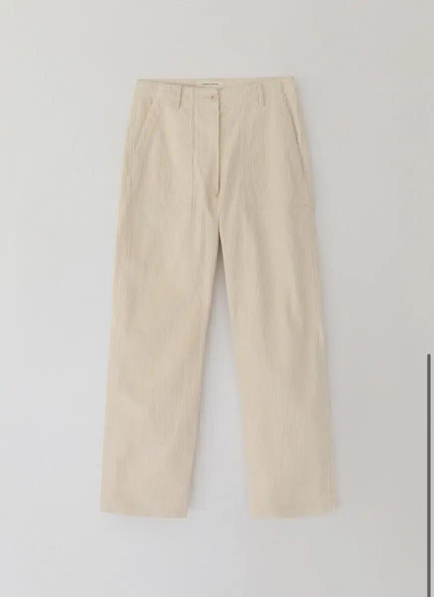 낫띵리튼 Double folded corduroy pants