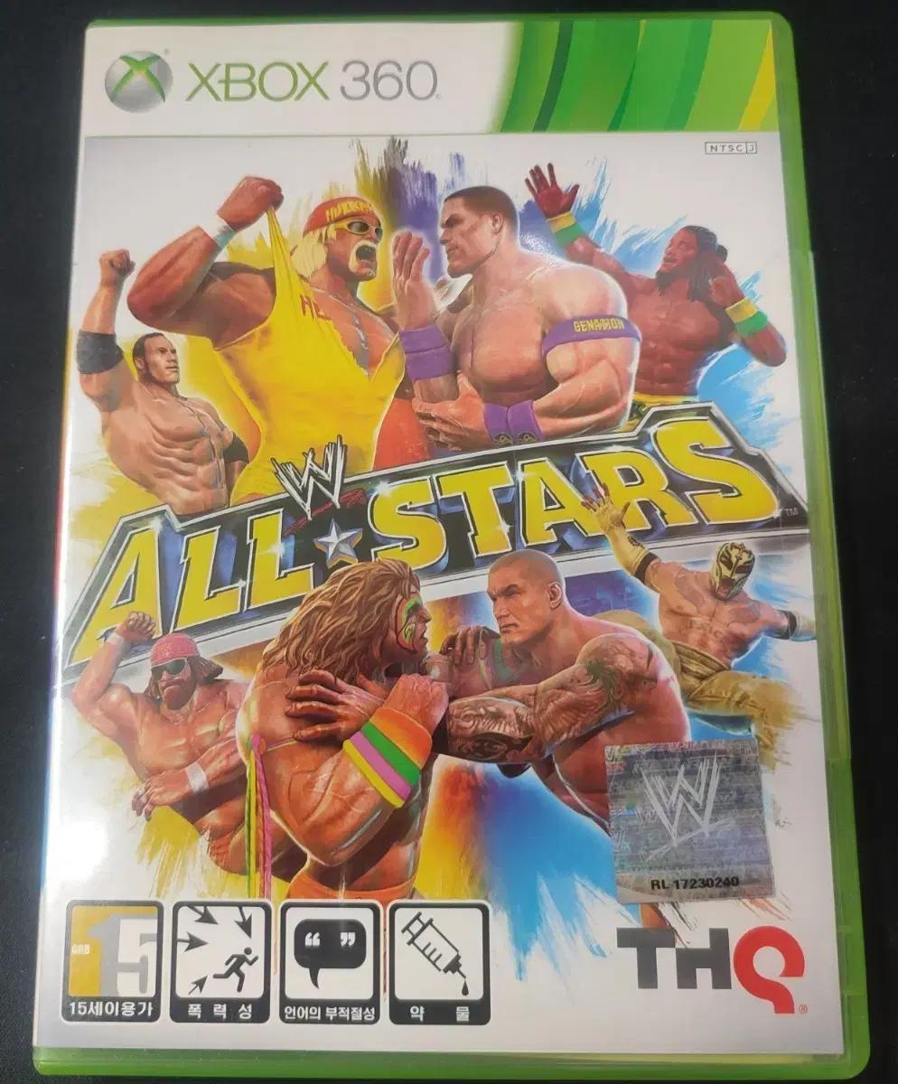 Xbox360 WWE ALLSTAR 정발 팝니다 엑스박스