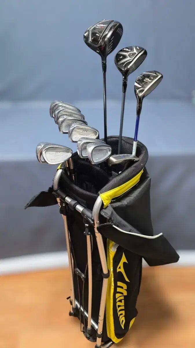미즈노 골프백 + Titleist 클럽 세트