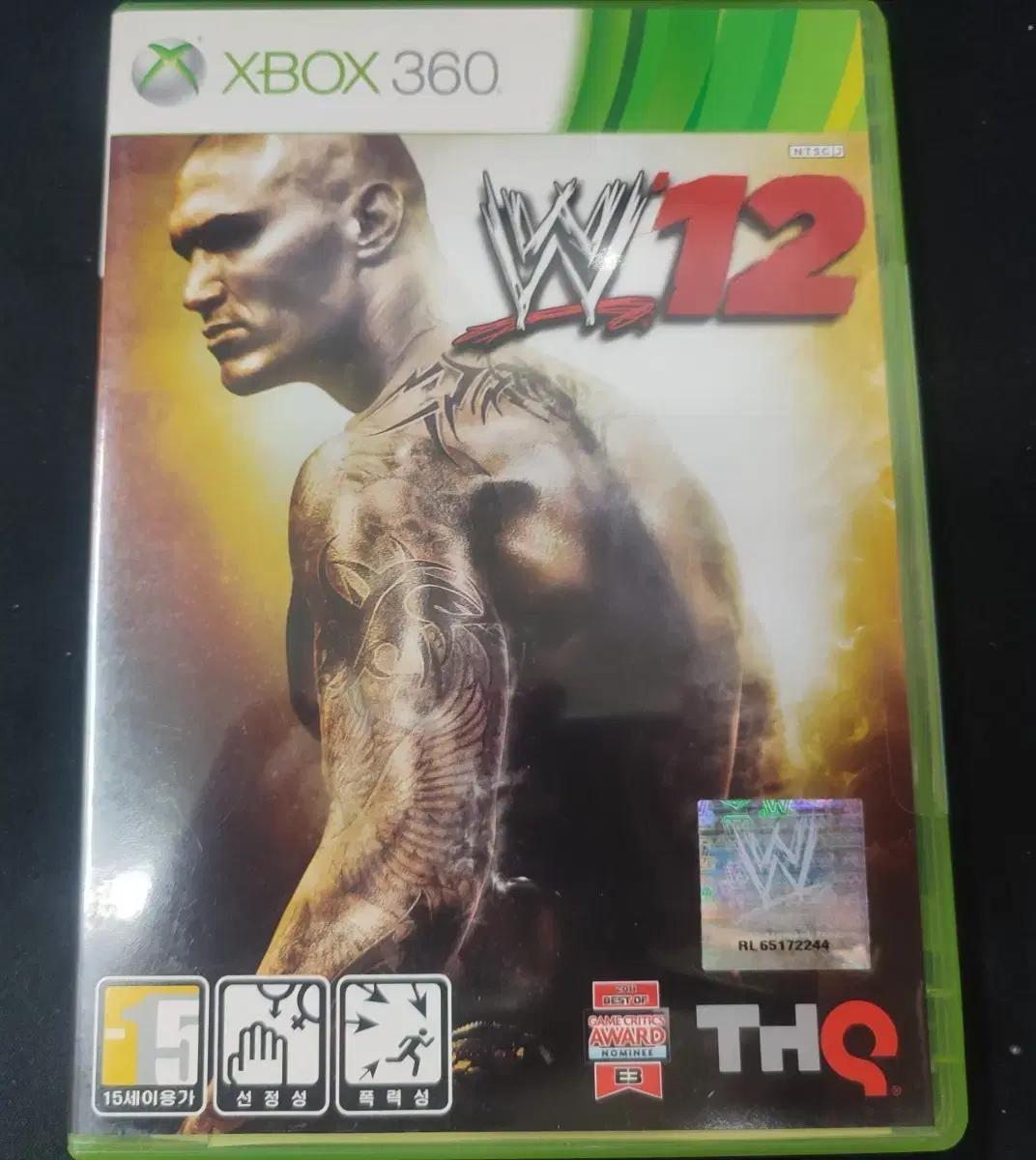 xbox360 wwe12 정발 팝니다 엑스박스