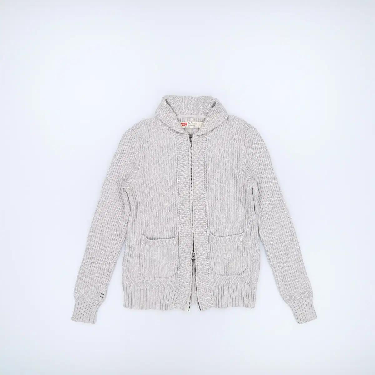 [S.P.CH] 리바이스 여성 숄카라 투웨이 니트집업 1103HR1