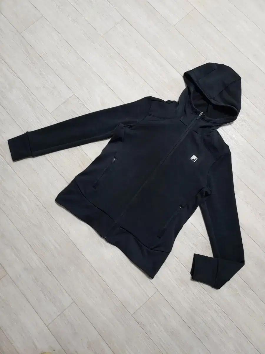 휠라 여성 기모 후드집업 100