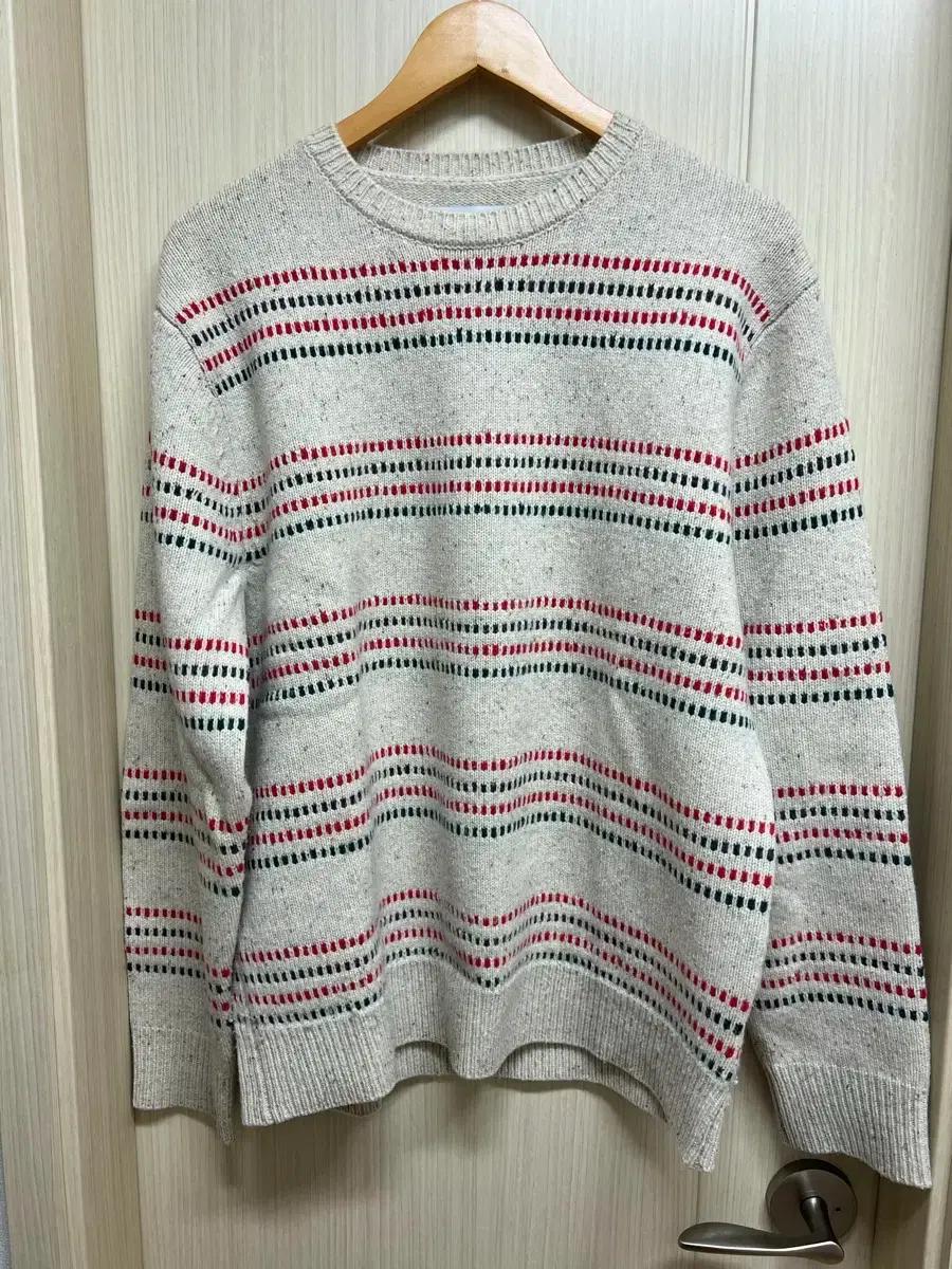 Adsum Flecks Sweater Square Stripe(메리노울)