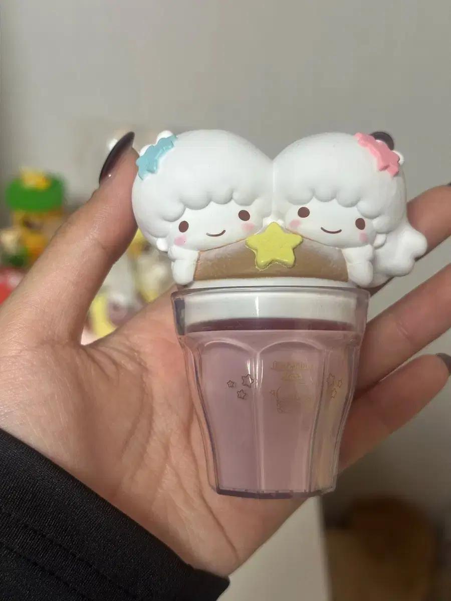 산리오 키키라라 카페 음식 피규어