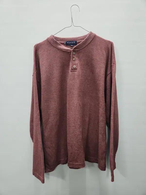 COLES 폴리에스터 혼방 긴팔 티 | LL