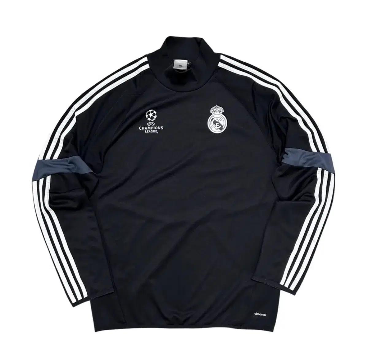 아디다스 레알마드리드 트랙탑 블랙 105