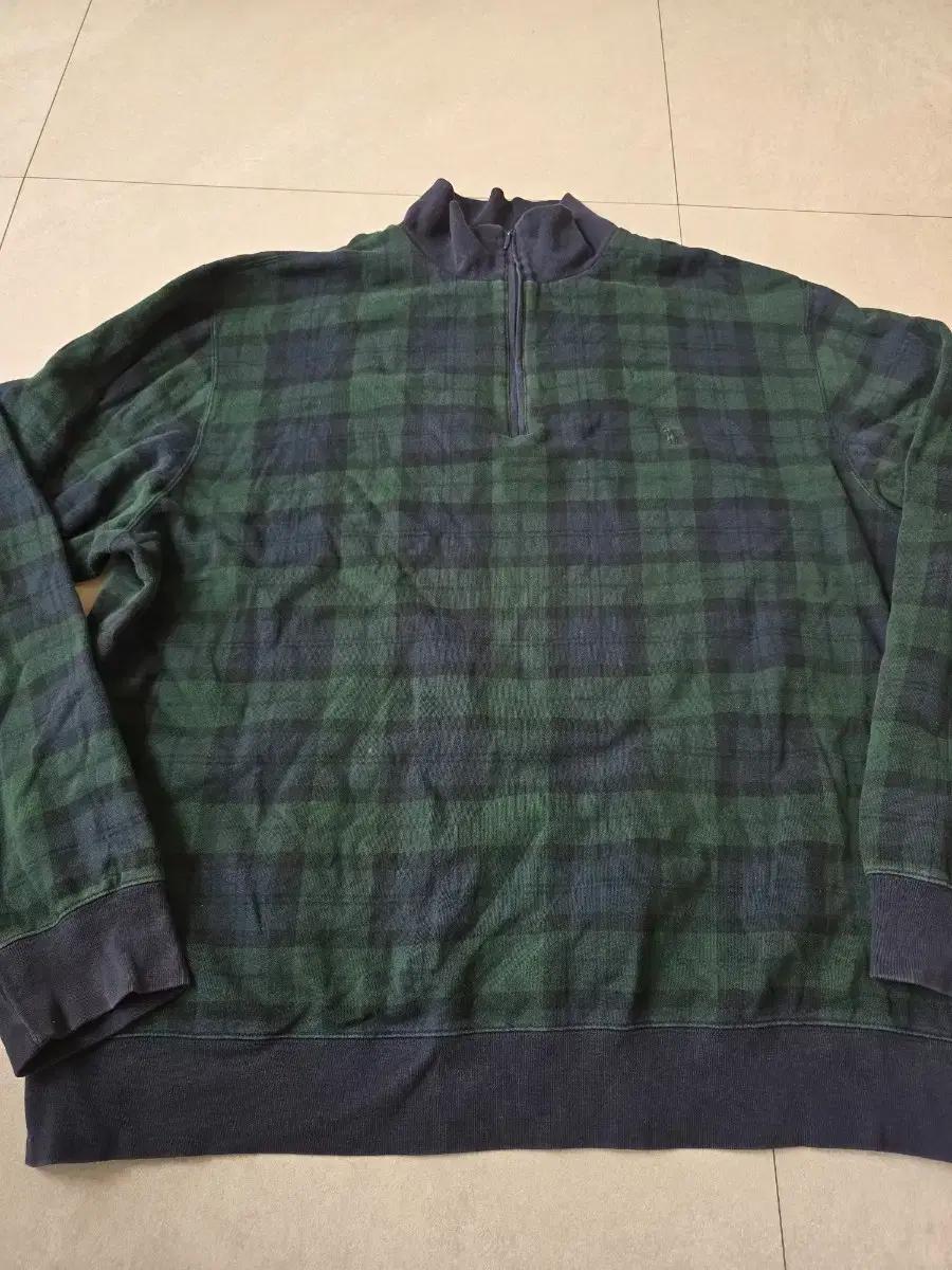 폴로 랄프로렌 체크 쿼터집업 105