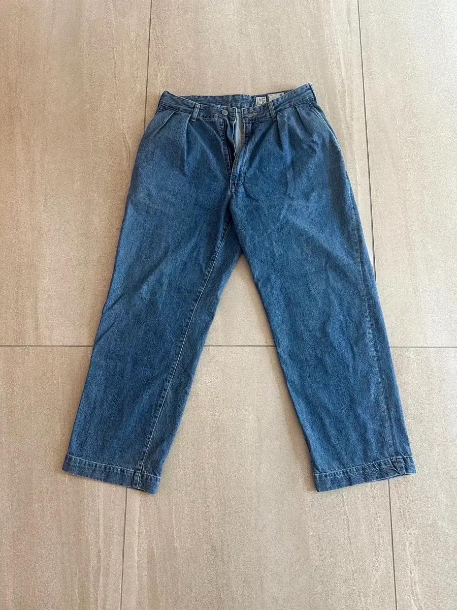 홀리선 22SS Corrigin Wide Loose Denim s사이즈