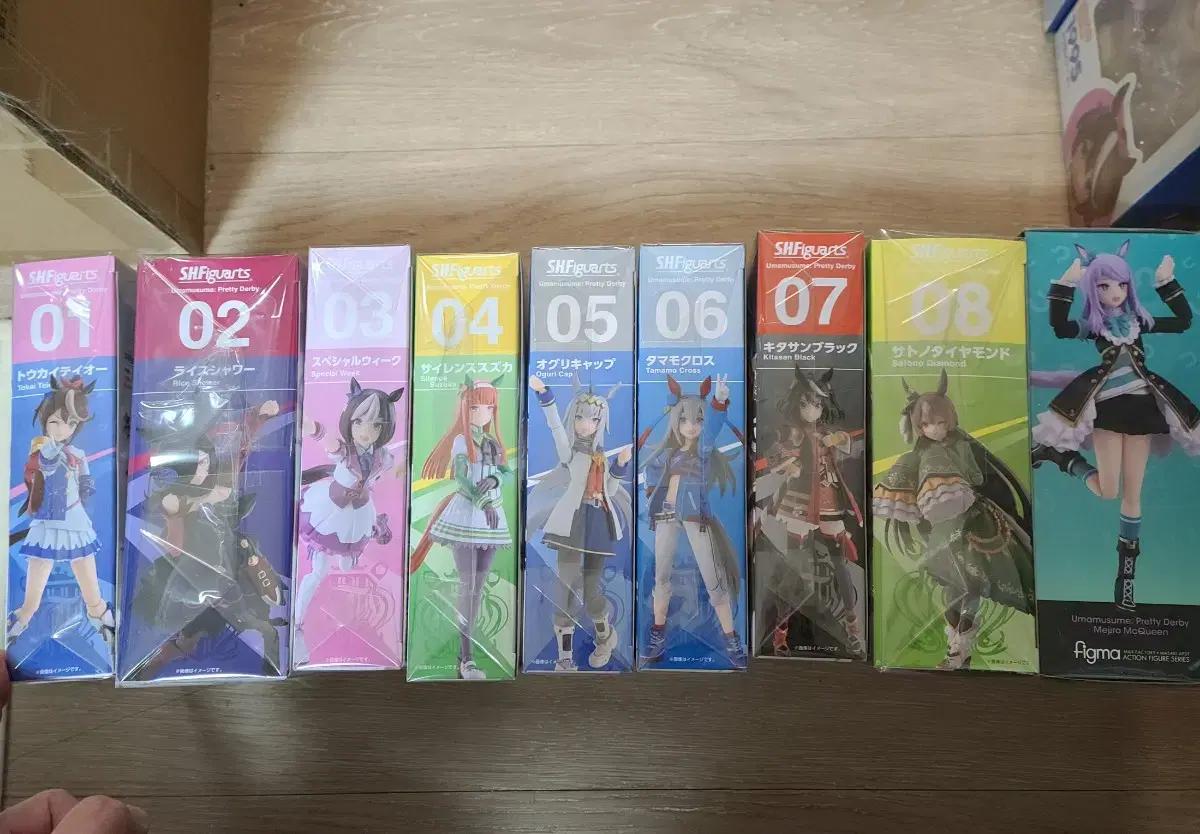 shf 피그마 우마무스메 일괄 팔아요