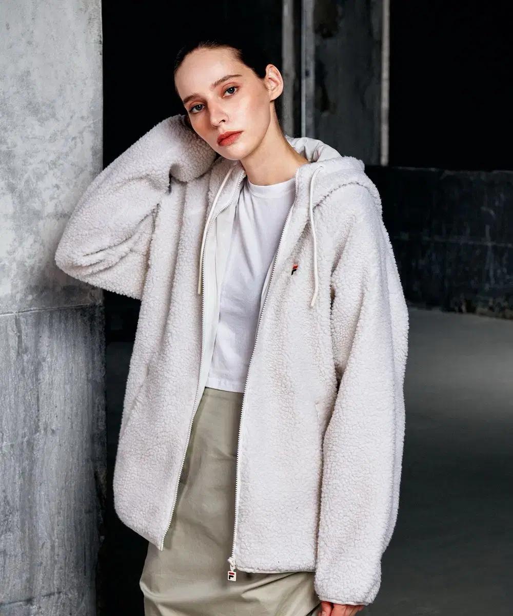 마지막 할인)FILA 휠라 리니어 보아 후드 자켓