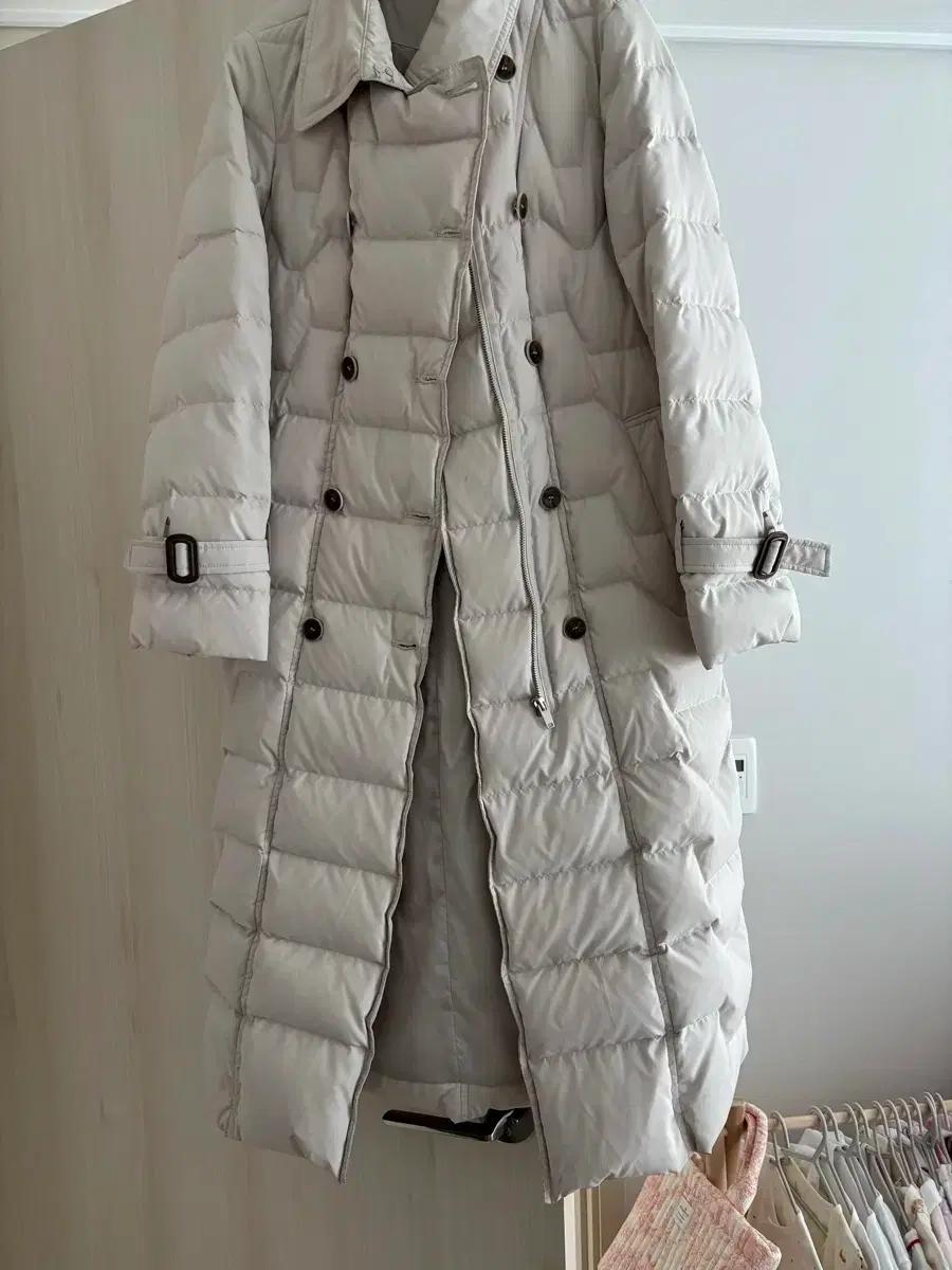 버버리스타일 잇미샤 롱패딩