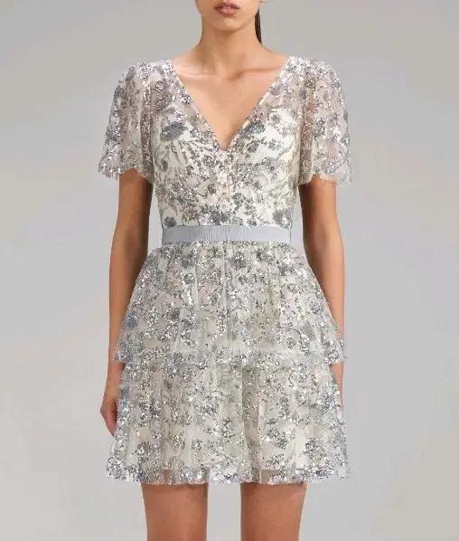 셀프포트레이트 스팽글 원피스 미우미우 마쥬 신스덴 셀프웨딩 슈슈통