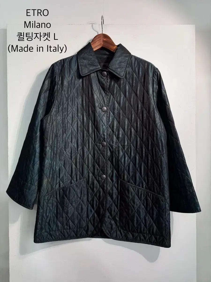 [L] Etro 에트로 페이즐리 퀼팅 자켓 (made in Italy)