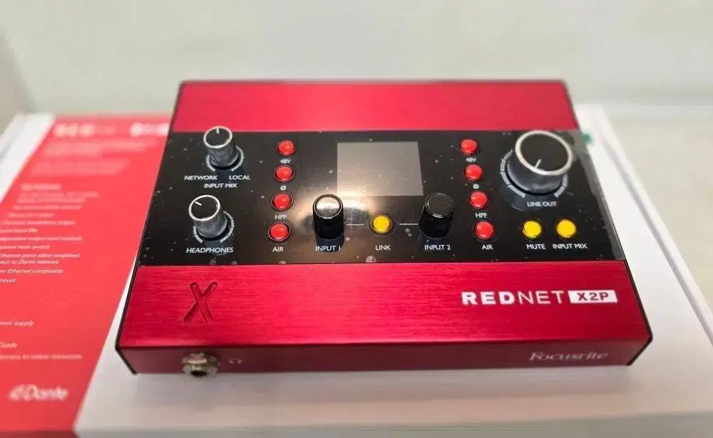 Focusrite RedNet X2P 단테 오디오 인터페이스