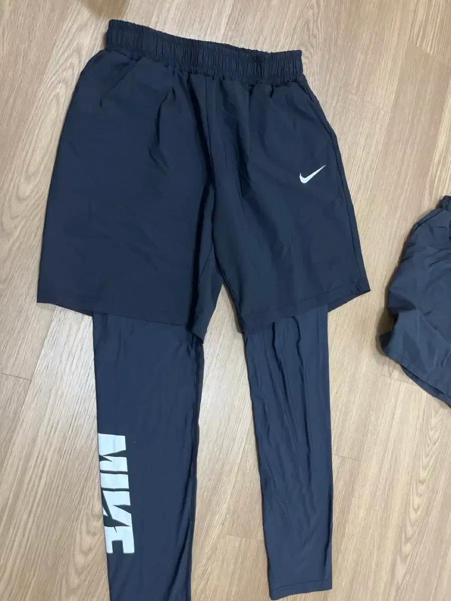 나이키 바람막이 트레이닝 바지 세트 네이비