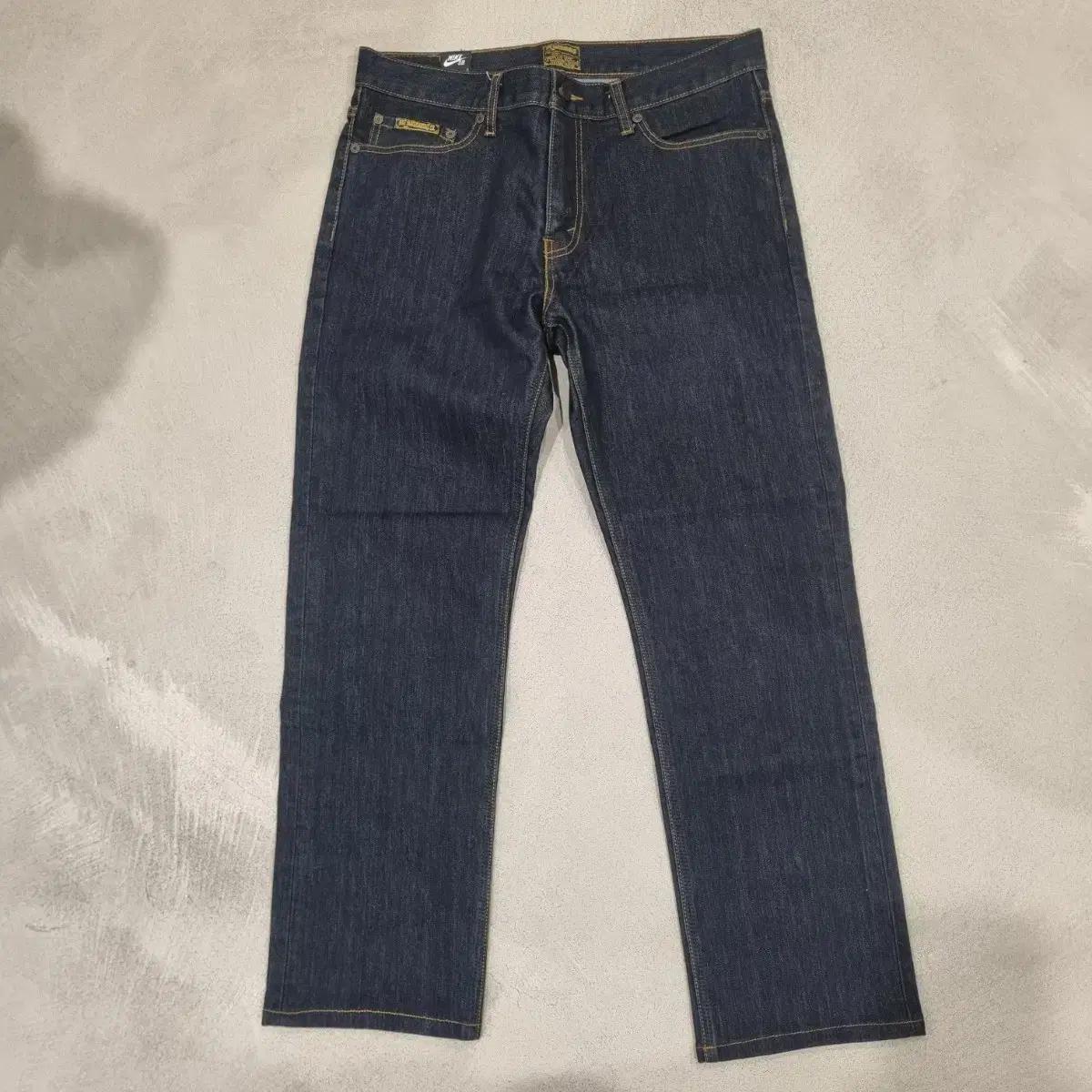 일본 나이키SB 청데님 스케이트보드 바지 32인치 리바이스 보다색이쁨