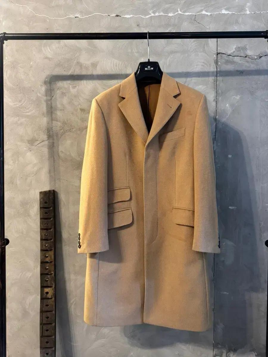 해켓 울/캐시미어 체스터필드 코트 남성100