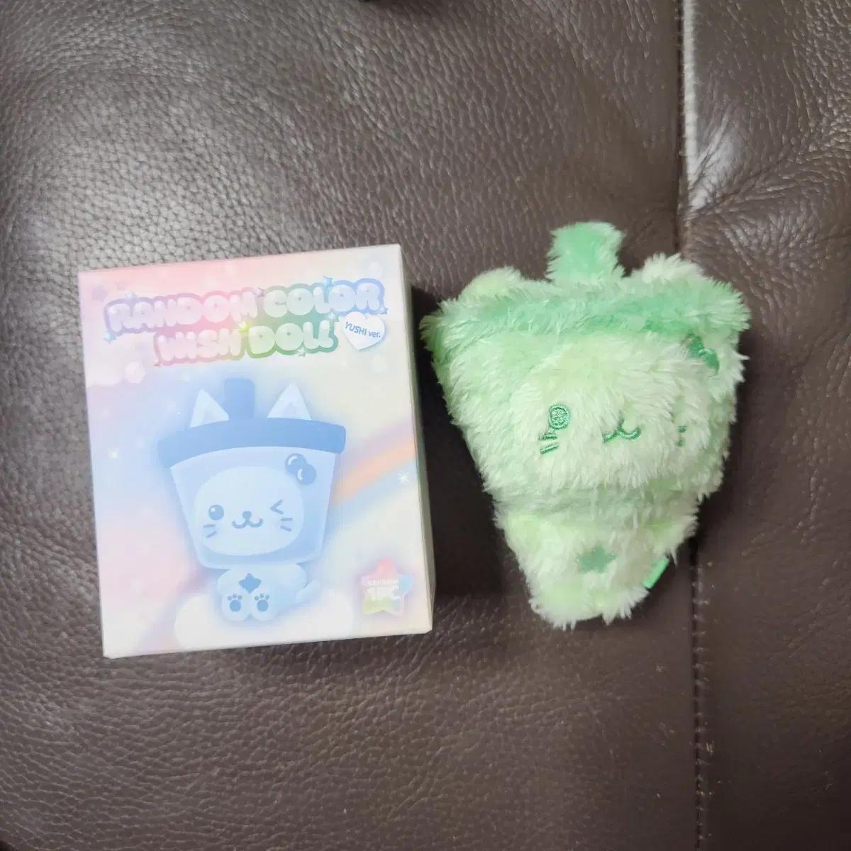 엔시티위시 컬러 위시돌 버블냥 초록 유우시