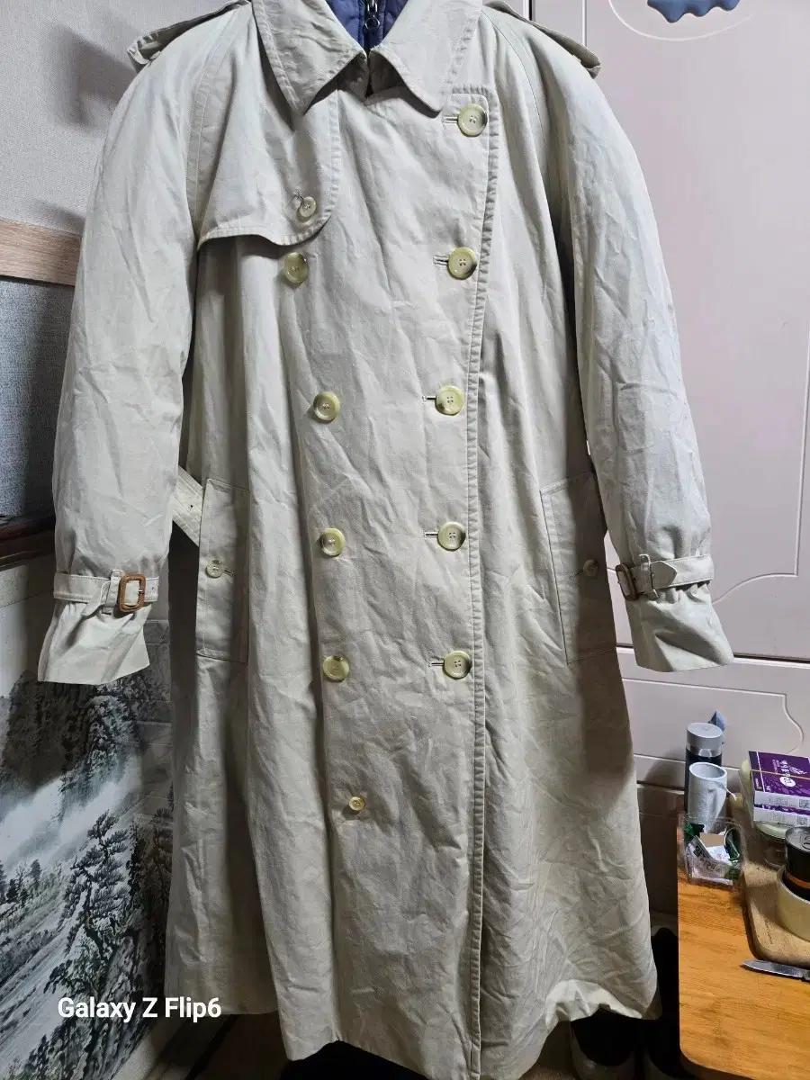 BURBERRY 베이지 롱 트렌치 코트