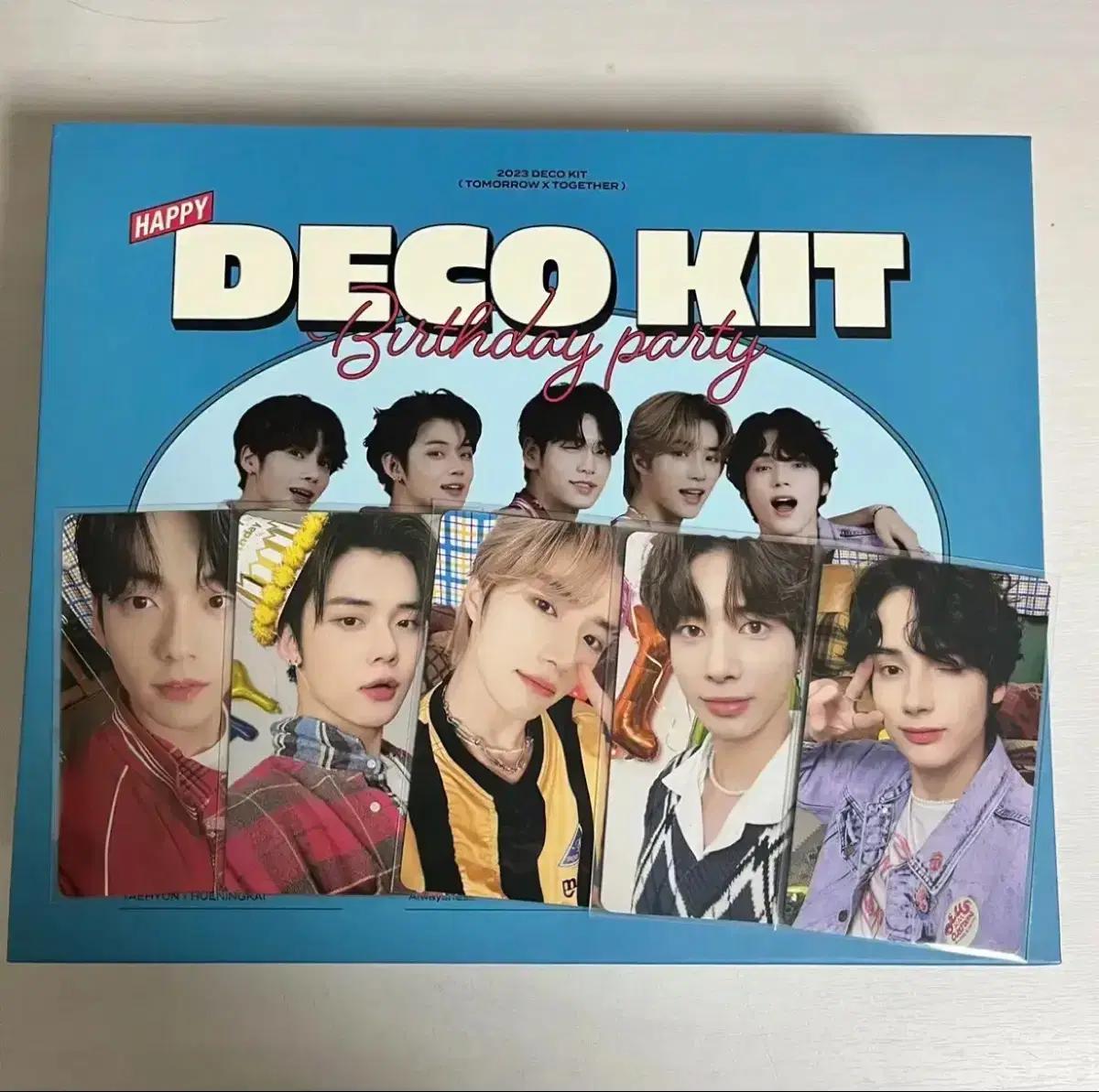 투바투 투모로우바이투게더 2023 데코 키트 양도 포카 포토카드 연준