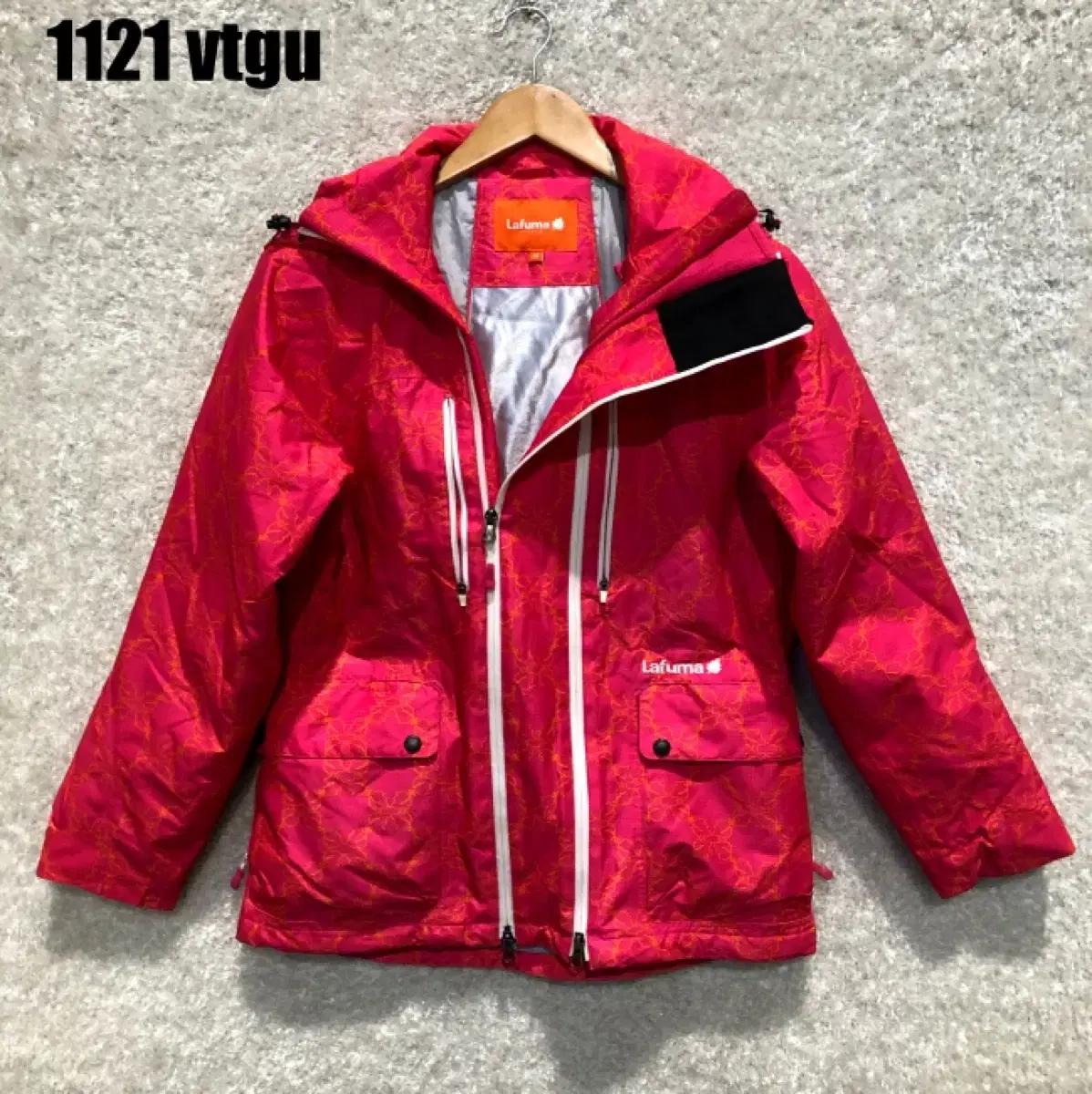 라푸마 여성용 핑크 바람막이 점퍼 m