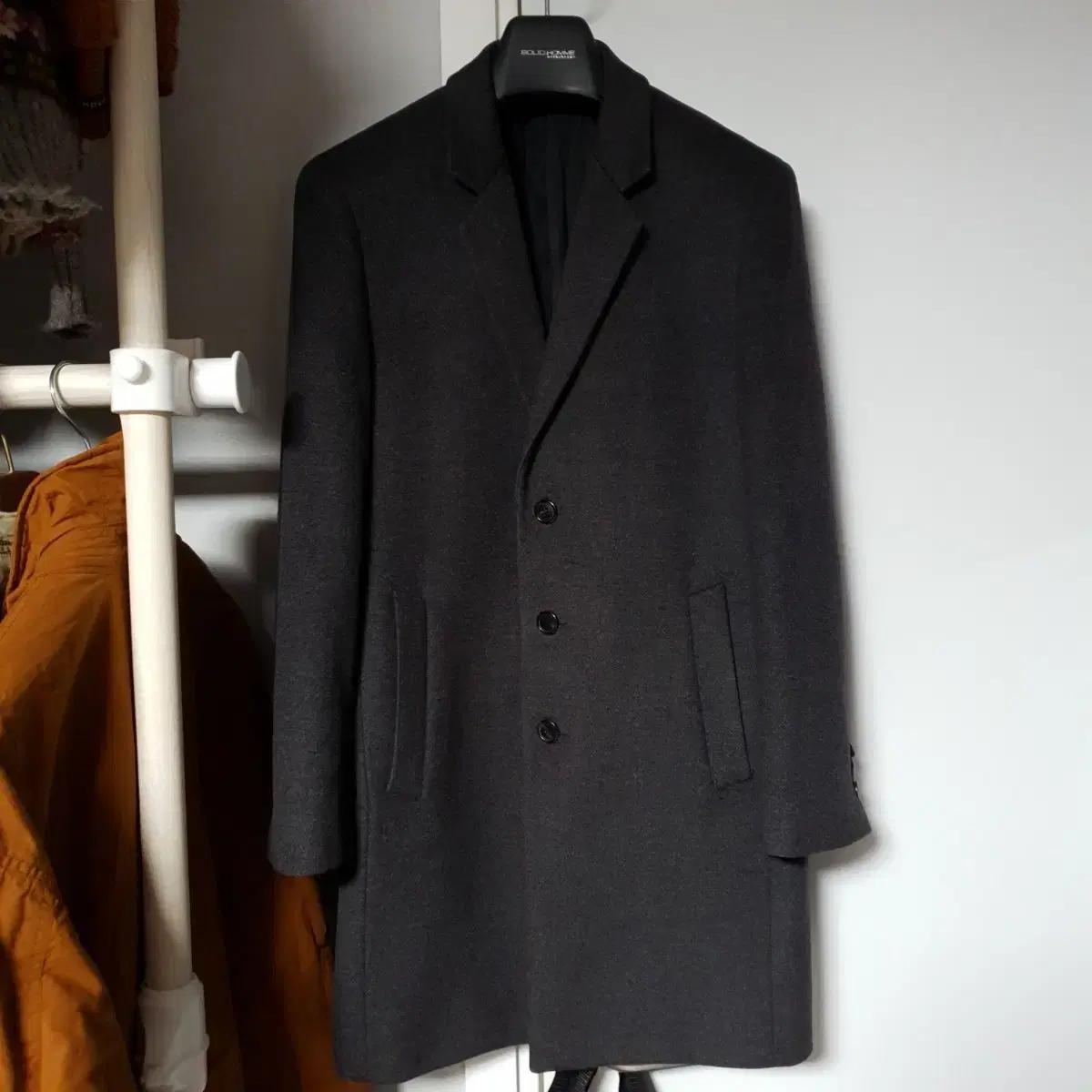 [100] 솔리드옴므 피아첸자 캐시미어 코트