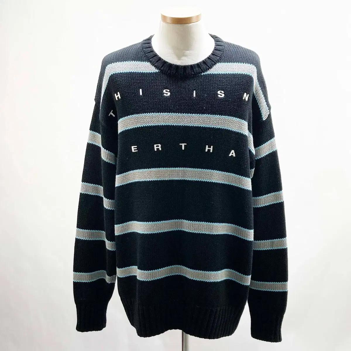 디스이즈네버댓 남성캐주얼니트 90 진스센스