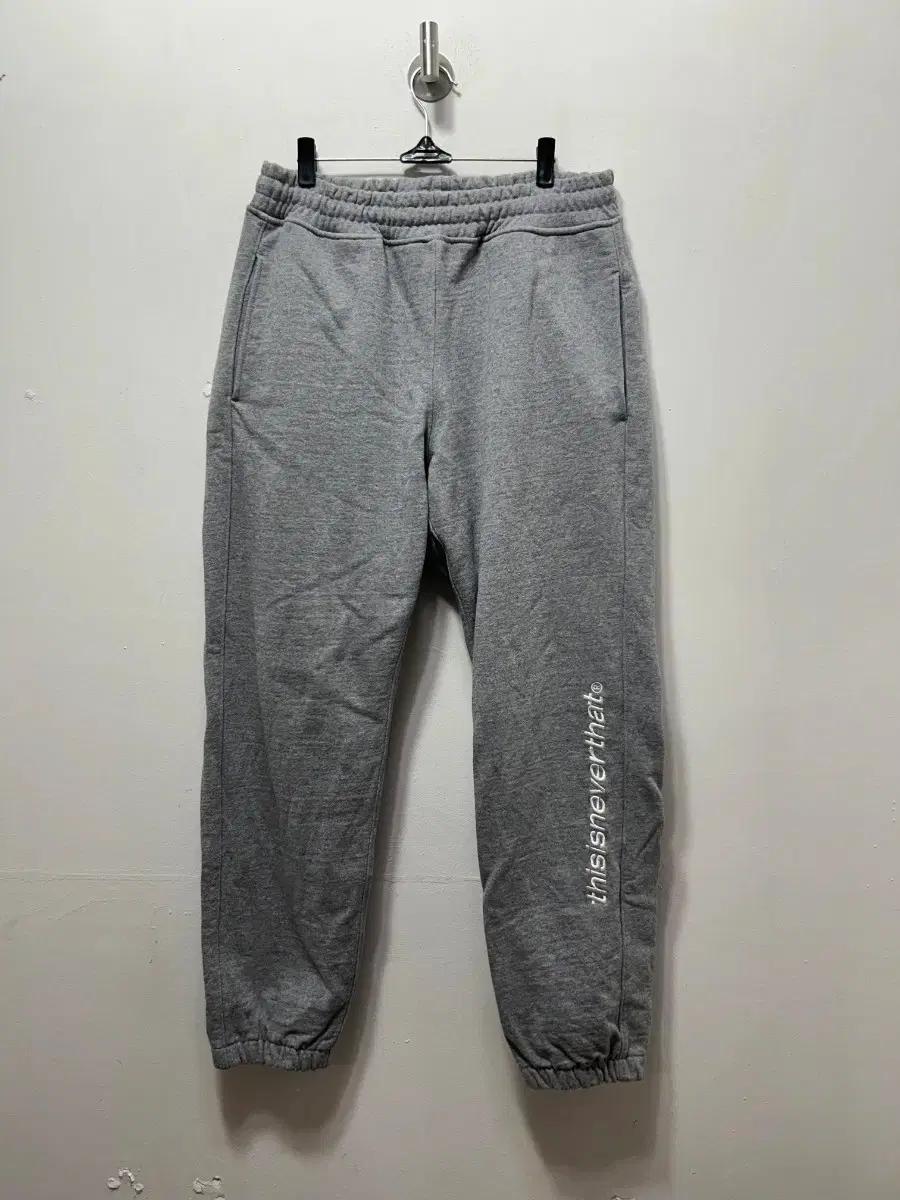 디스이즈네버댓 회색 트레이닝 조거 바지 M