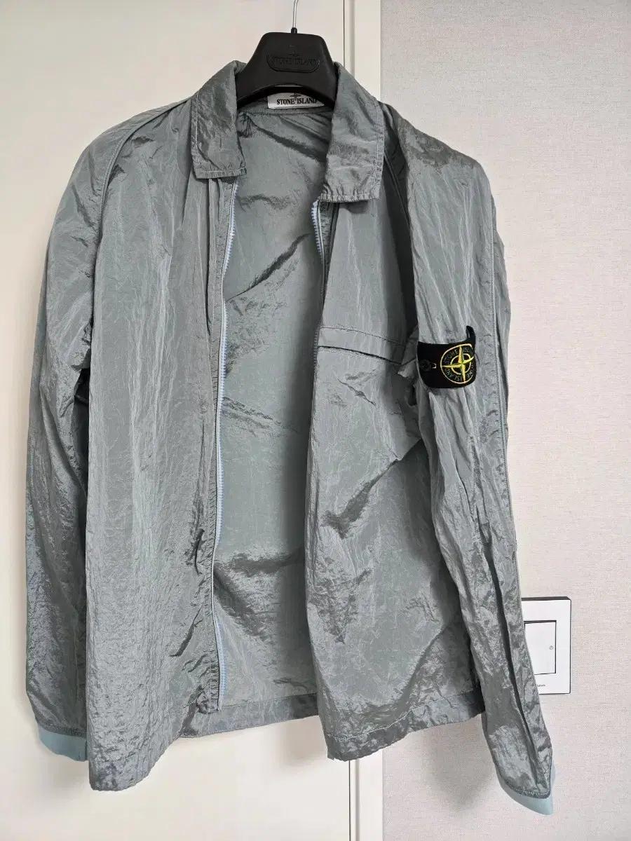 (M) 스톤아일랜드 22ss 나일론메탈오버셔츠 아쿠아