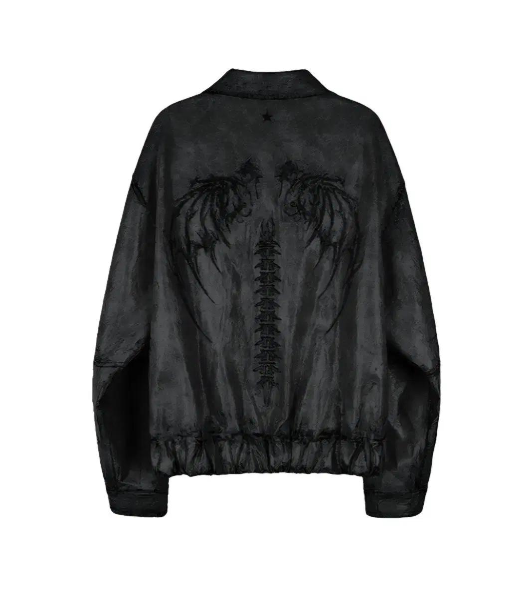 bonnae 본네 레더자켓 EMBROIDERED JACKET BLACK