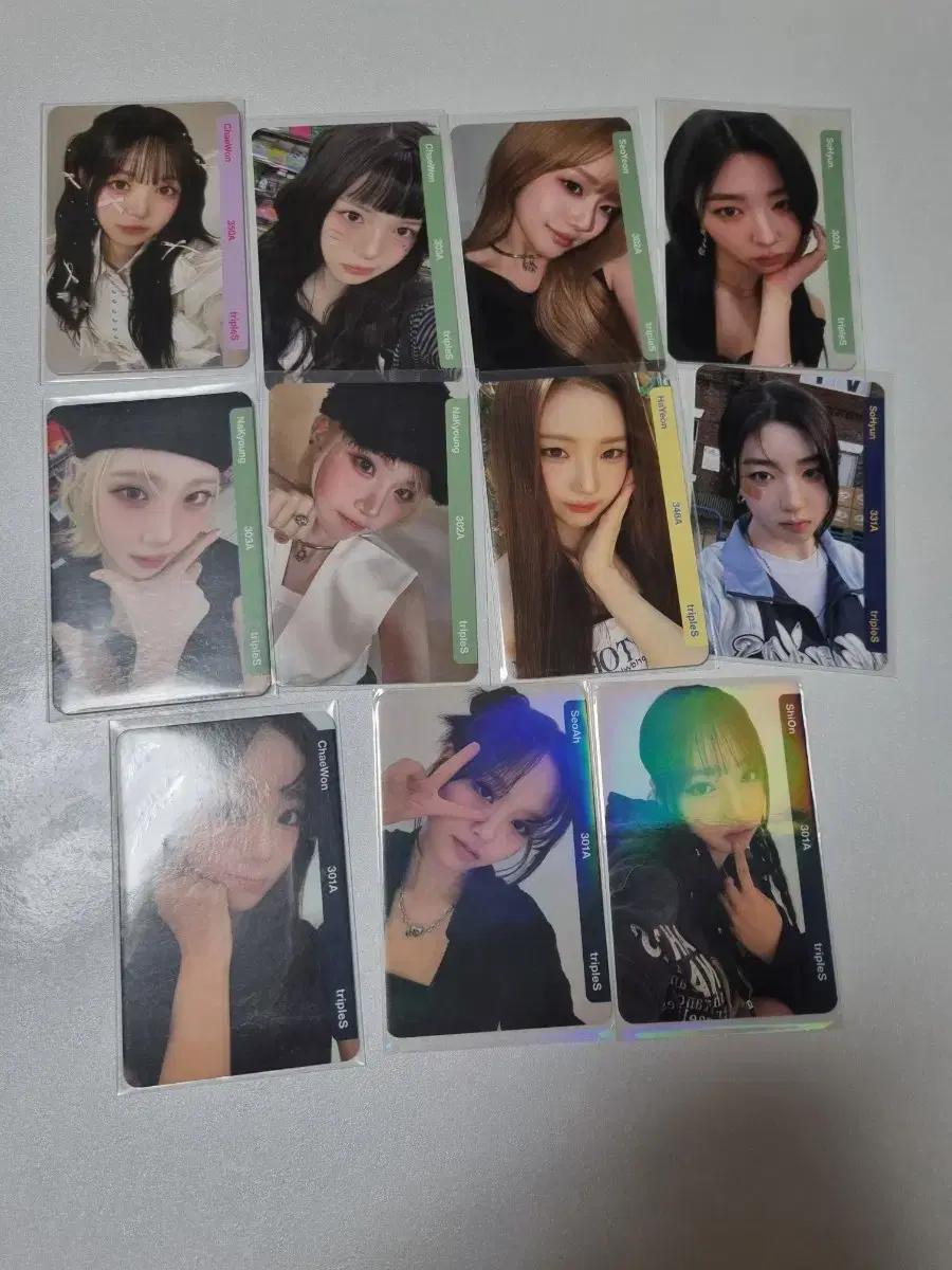 트리플에스 포카 포토카드 오브젝트 옵젝 깨어 걸네다 dco 하찌 발대식