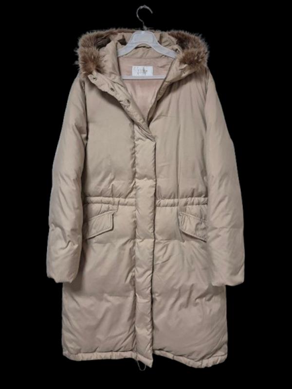 타임 정품 오리털 라쿤퍼 여자 겨울용 여성후드덕다운롱패딩점퍼코트82-94