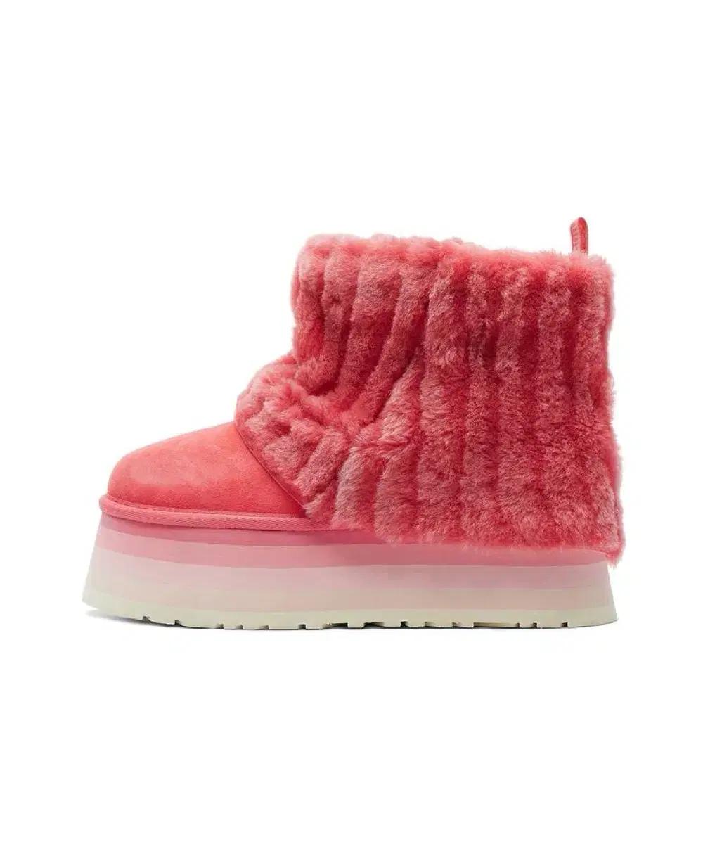 UGG 어그 코듀로이 쉬어링 플랫폼 부츠 클래식 미니 맥시 코드