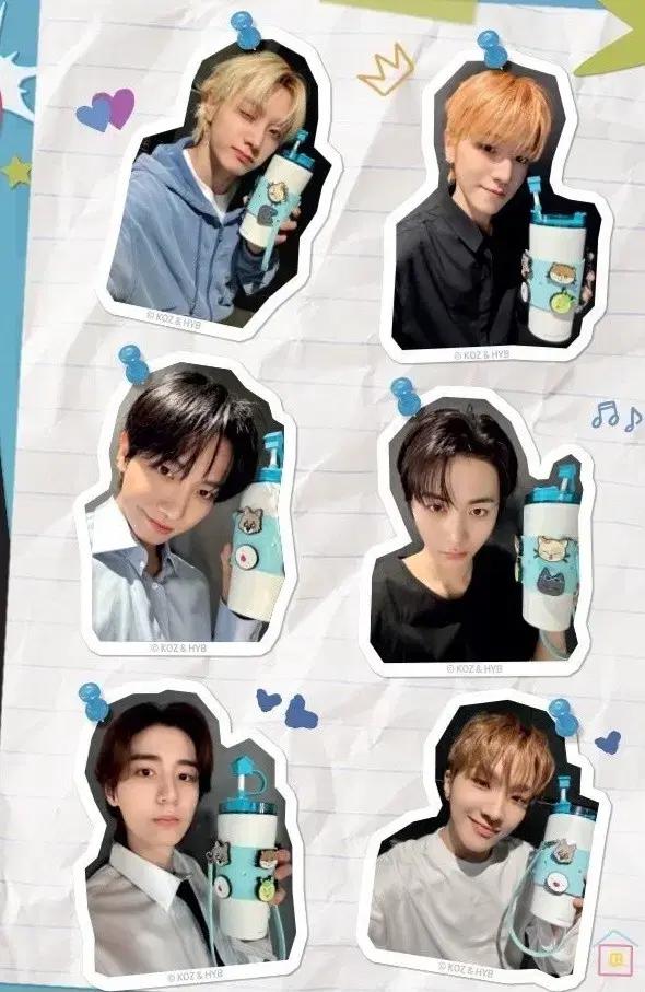 보넥도 이디야 스티커팩 일괄/분할 양도합니다 미개봉(+덤)