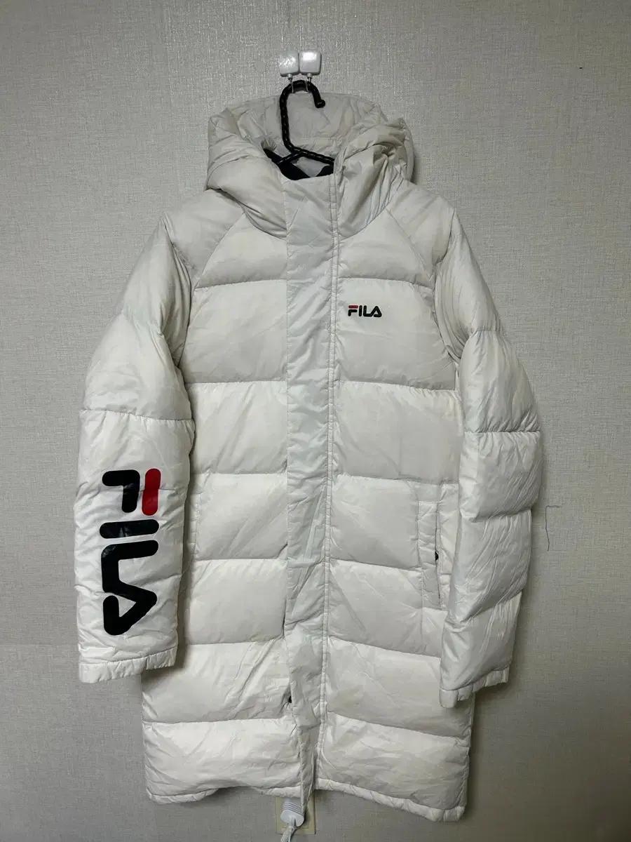 휠라 FILA 화이트 패딩 점퍼