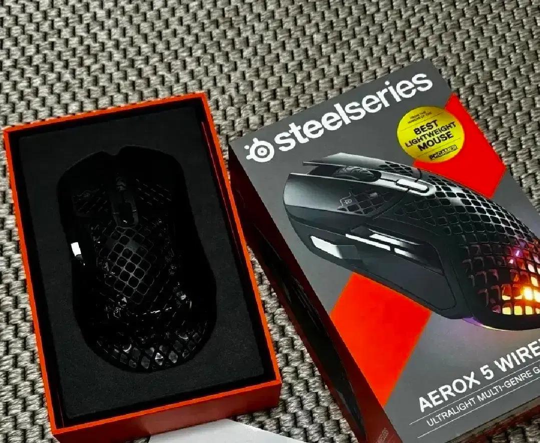 스틸시리즈 Aerox 5 Wireless 게이밍 마우스