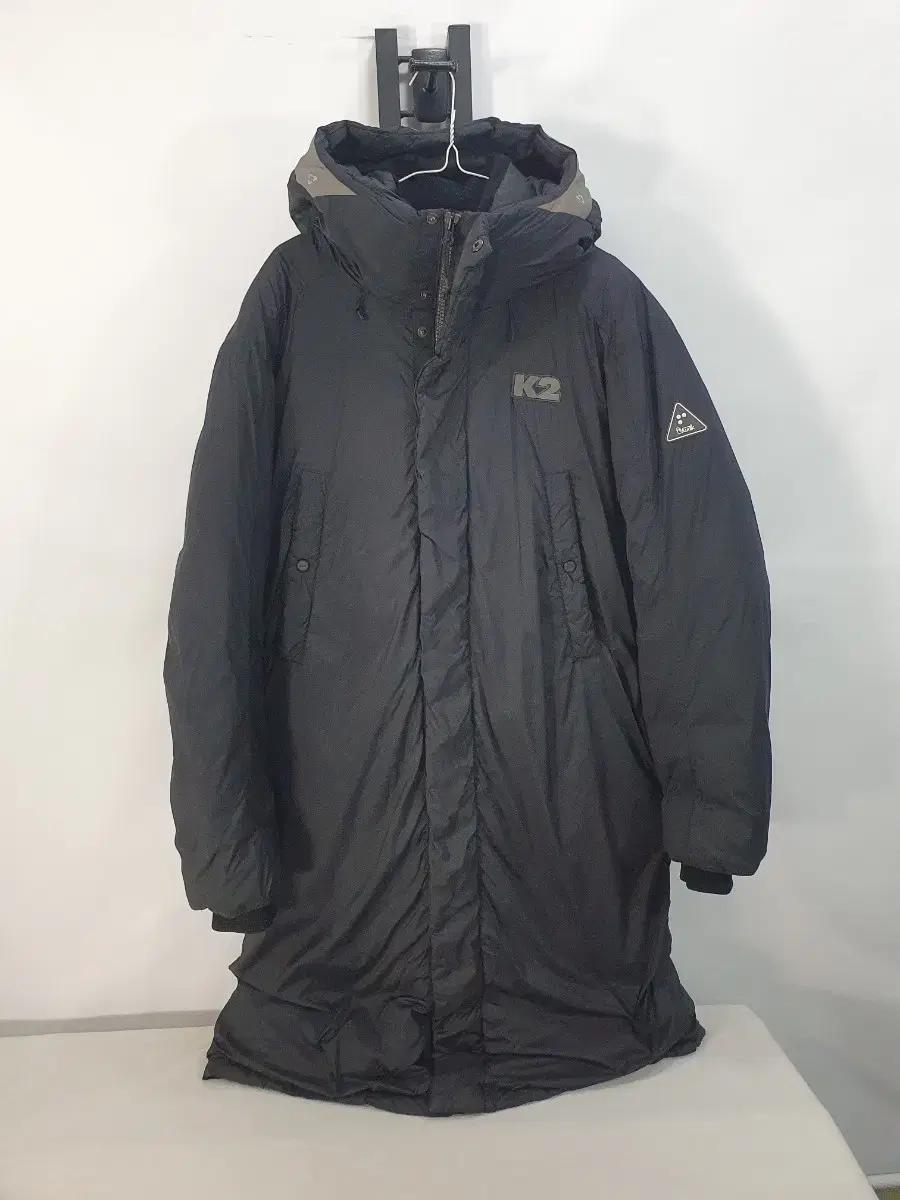 k2 롱패딩 포디엄 다운 코트 블랙 100