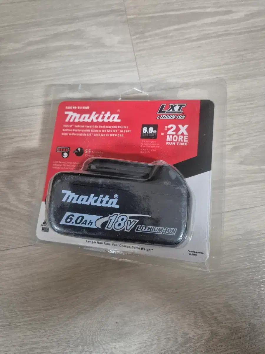 마끼다(Makita) 18V 6.0Ah 대용량 배터리