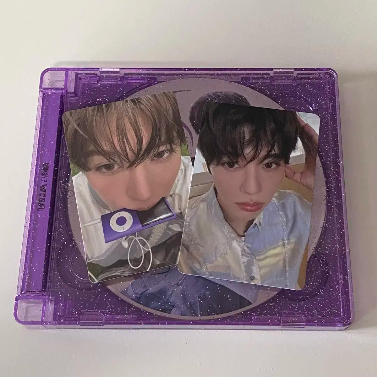 [당일발송] 엔시티 위시 컬러 시온 쥬얼, 에버라인 특전 포카