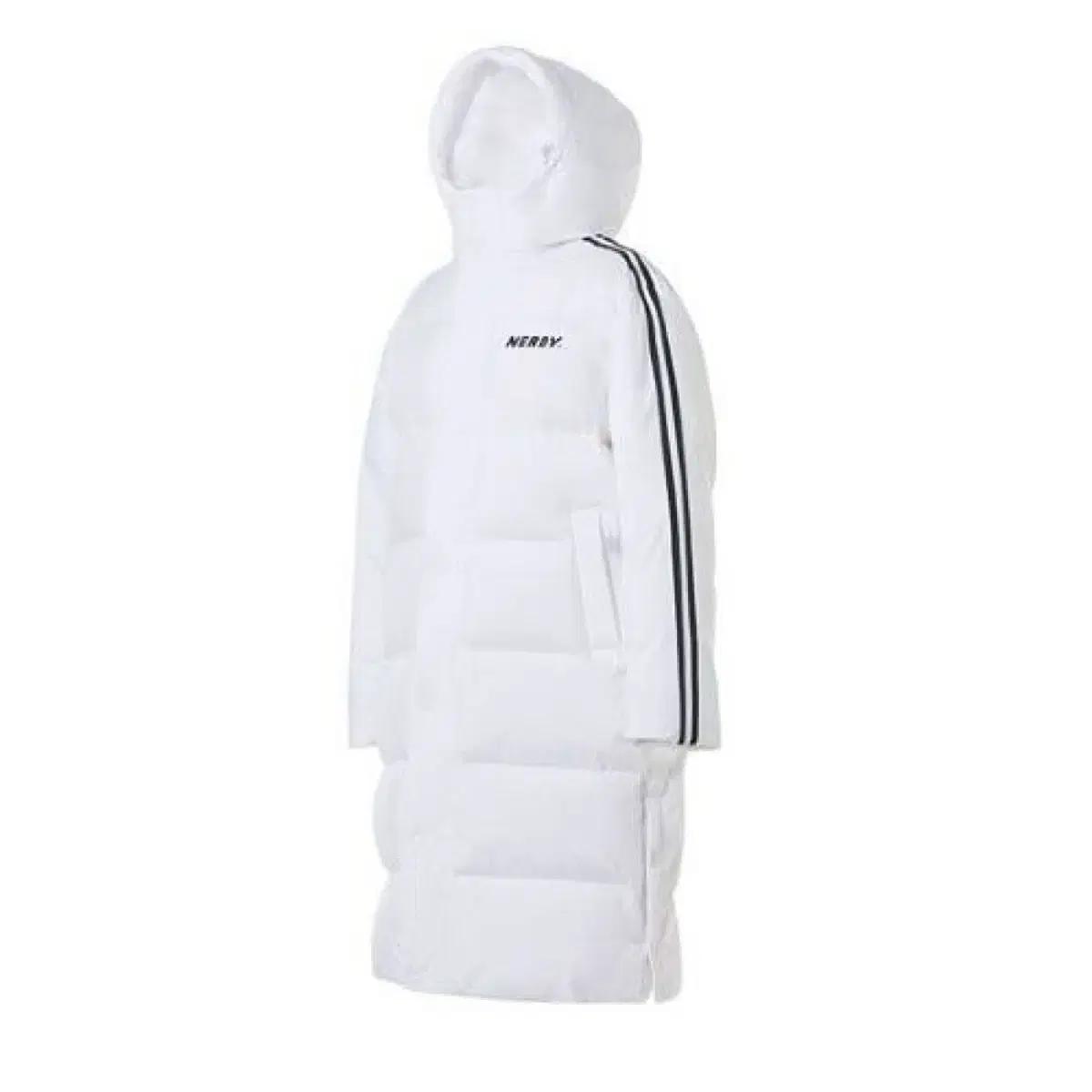 널디 화이트 롱패딩