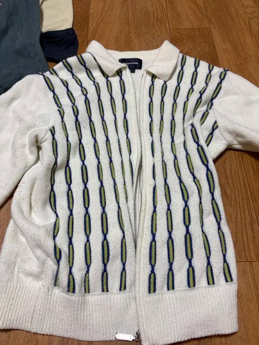 디네댓 니트 집업 s