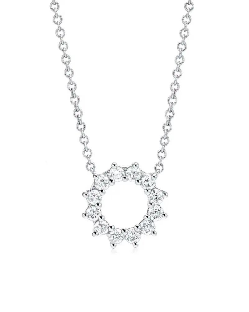 티파니 오픈서클 12p 다이아 플래티늄 목걸이/ 미니 사이즈